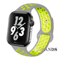 Bracelet sport respirant pour Apple Watch 38 à 49 mm – Couleur du bracelet 3 gray yellow