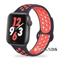 Bracelet sport respirant pour Apple Watch 38 à 49 mm – Couleur du bracelet 43dark blue mango