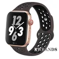 Bracelet sport respirant pour Apple Watch 38 à 49 mm – Couleur du bracelet 49dark brown black