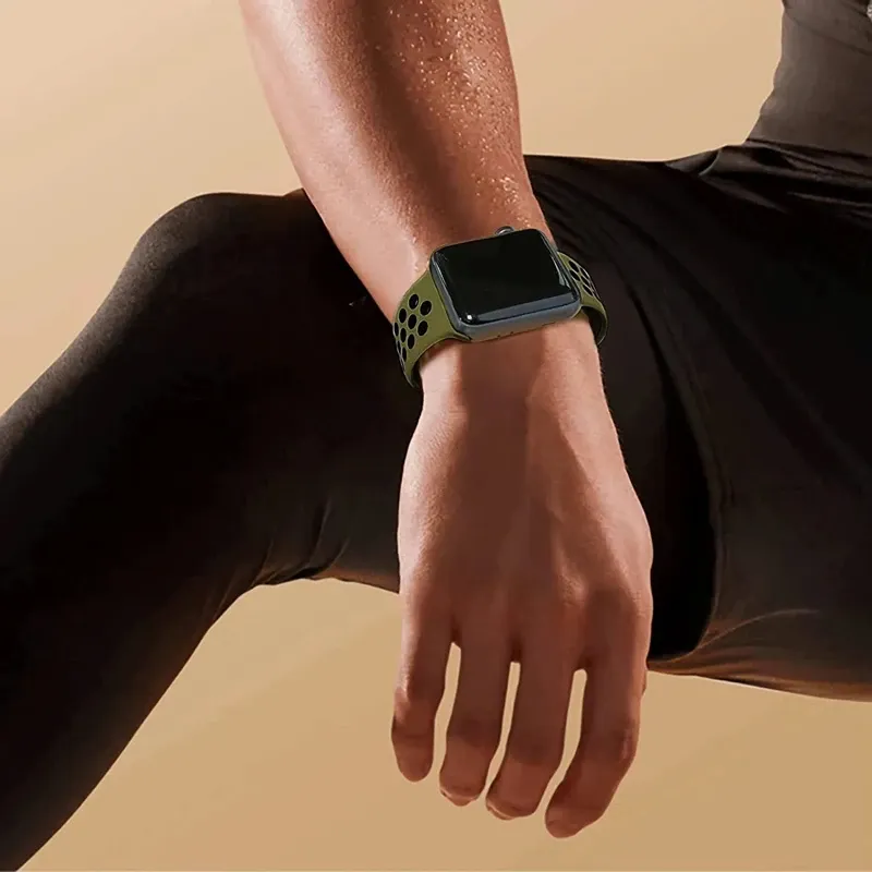 Bracelet sport respirant pour Apple Watch 38 à 49 mm