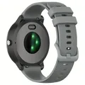 Bracelet sport silicone 18 à 22 mm pour Garmin – Couleur du bracelet 10 Gray