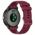 Bracelet sport silicone 18 à 22 mm pour Garmin – Couleur du bracelet 5 wine red