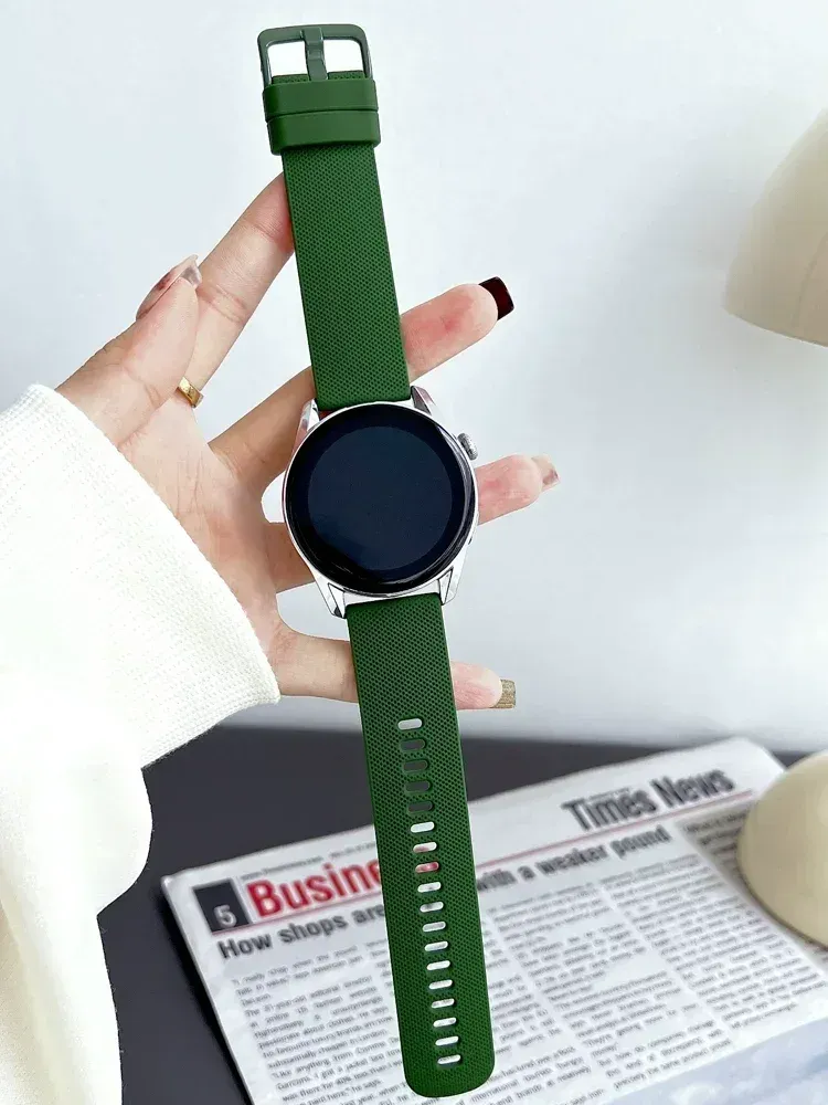 Bracelet sport silicone 18 à 22 mm pour Garmin