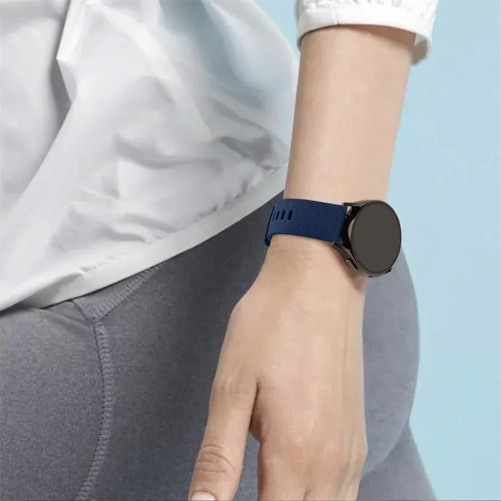 Bracelet sport silicone 18 à 22 mm pour Garmin
