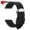 Bracelet sport silicone 18 à 24 mm – Couleur du bracelet Black