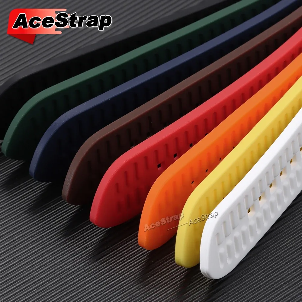 Bracelet sport silicone 18 à 24 mm