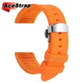 Bracelet sport silicone 18 à 24 mm – Couleur du bracelet Orange
