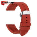 Bracelet sport silicone 18 à 24 mm – Couleur du bracelet Red