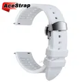 Bracelet sport silicone 18 à 24 mm – Couleur du bracelet White