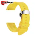 Bracelet sport silicone 18 à 24 mm – Couleur du bracelet Yellow