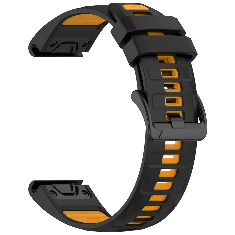 Bracelet sport silicone 20 à 26 mm Quick Fit Garmin