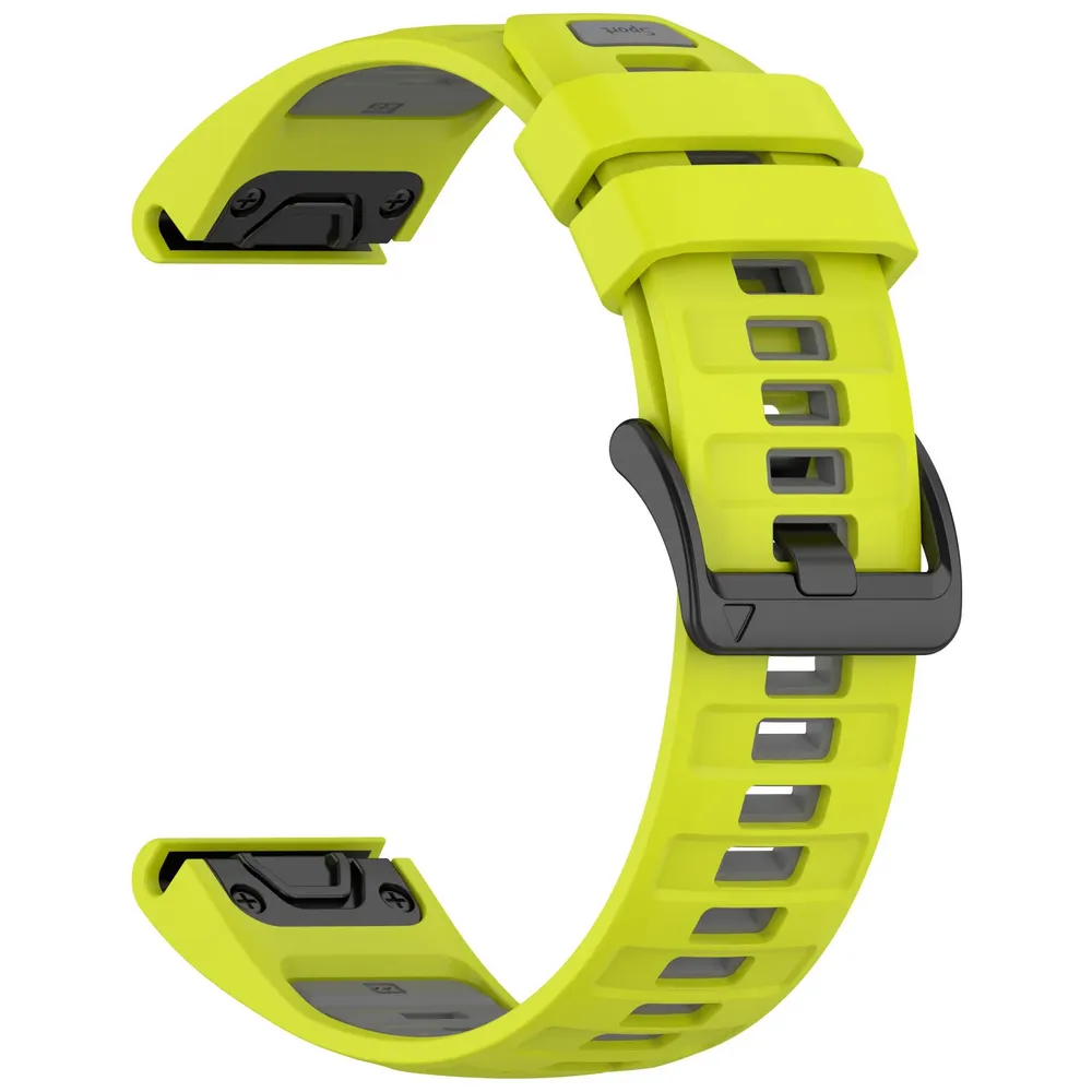 Bracelet sport silicone 20 à 26 mm Quick Fit Garmin