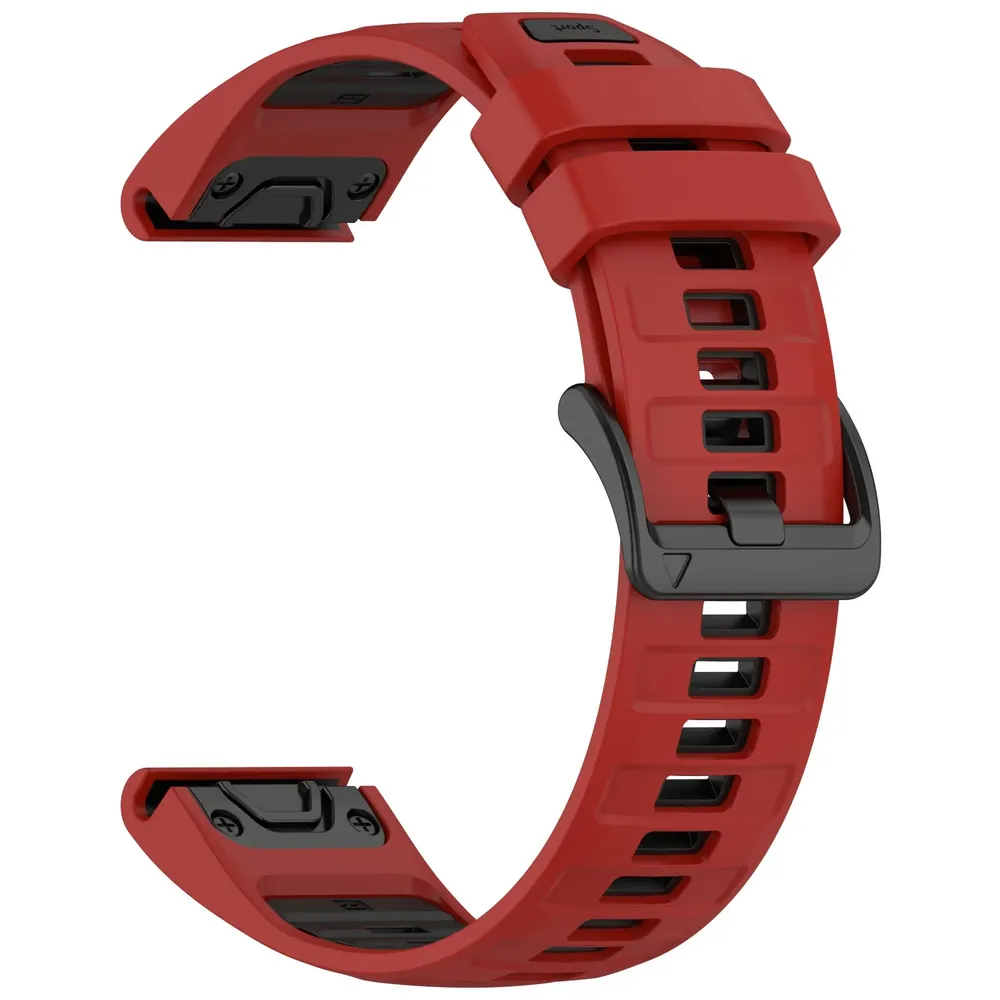 Bracelet sport silicone 20 à 26 mm Quick Fit Garmin