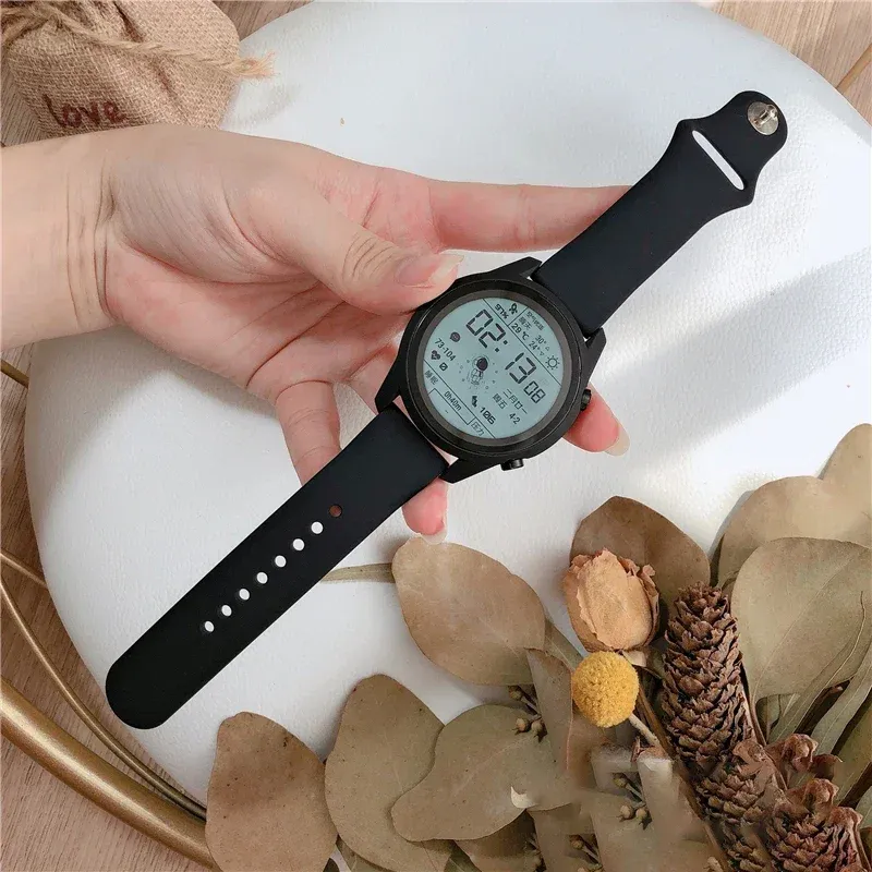 Bracelet sport silicone 20 et 22 mm Amazfit GTS