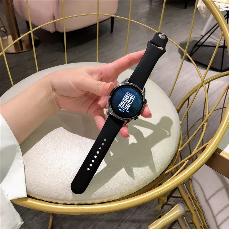 Bracelet sport silicone 20 et 22 mm Amazfit GTS