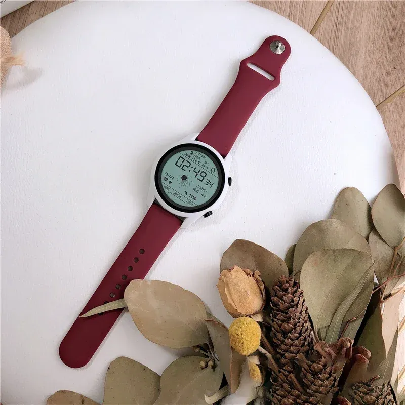 Bracelet sport silicone 20 et 22 mm Amazfit GTS