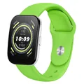 Bracelet sport silicone 20 et 22 mm Amazfit GTS – Couleur du bracelet Grass green 4
