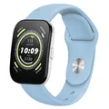Bracelet sport silicone 20 et 22 mm Amazfit GTS – Couleur du bracelet light blue 28