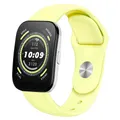 Bracelet sport silicone 20 et 22 mm Amazfit GTS – Couleur du bracelet Mellow yellow 35