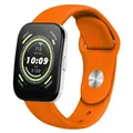 Bracelet sport silicone 20 et 22 mm Amazfit GTS – Couleur du bracelet Orange 10