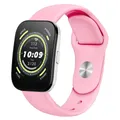 Bracelet sport silicone 20 et 22 mm Amazfit GTS – Couleur du bracelet Soft pink 15