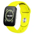 Bracelet sport silicone 20 et 22 mm Amazfit GTS – Couleur du bracelet yellow 17