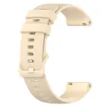 Bracelet sport silicone 20 et 22 mm Garmin Vivoactive – Couleur du bracelet Beige