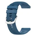 Bracelet sport silicone 20 et 22 mm Garmin Vivoactive – Couleur du bracelet Blue