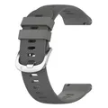 Bracelet sport silicone 20 et 22 mm Garmin Vivoactive – Couleur du bracelet Dark Gray