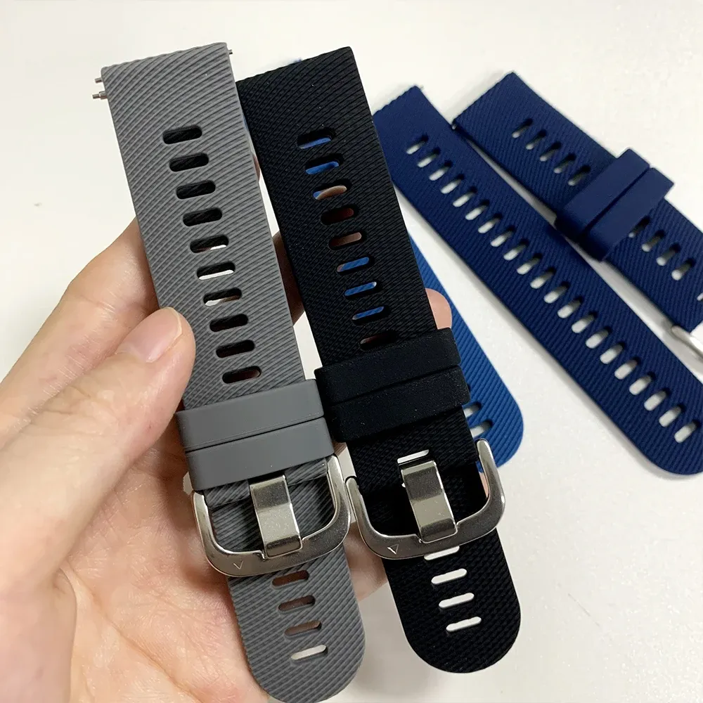 Bracelet sport silicone 20 et 22 mm Garmin Vivoactive