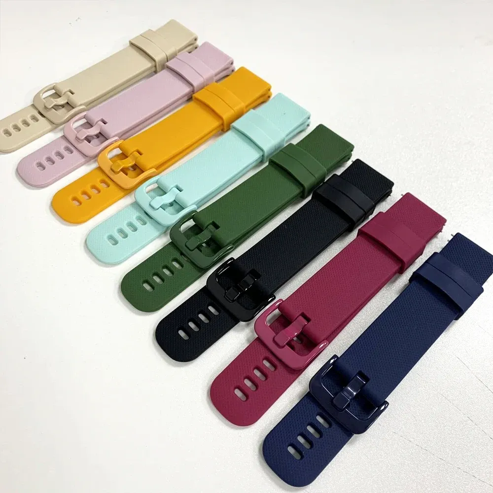 Bracelet sport silicone 20 et 22 mm Garmin Vivoactive