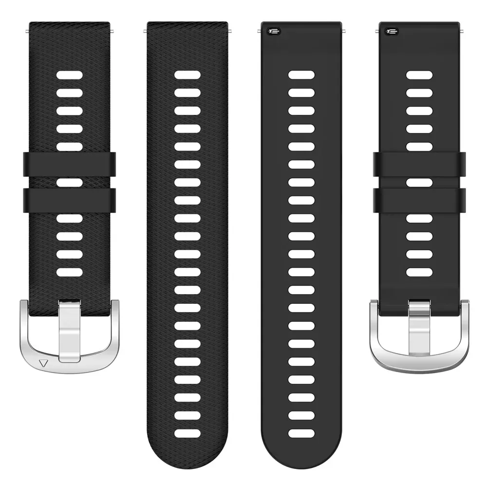 Bracelet sport silicone 20 et 22 mm Garmin Vivoactive