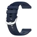 Bracelet sport silicone 20 et 22 mm Garmin Vivoactive – Couleur du bracelet Midnight Blue