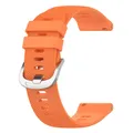 Bracelet sport silicone 20 et 22 mm Garmin Vivoactive – Couleur du bracelet Orange
