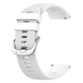 Bracelet sport silicone 20 et 22 mm Garmin Vivoactive – Couleur du bracelet White