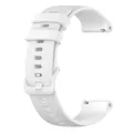 Bracelet sport silicone 20 et 22 mm Garmin Vivoactive – Couleur du bracelet White