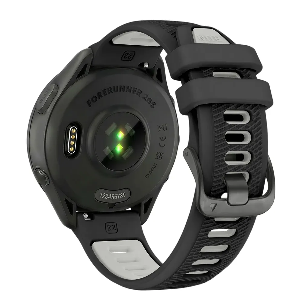 Bracelet sport silicone 22 mm Garmin Forerunner Vivoactive