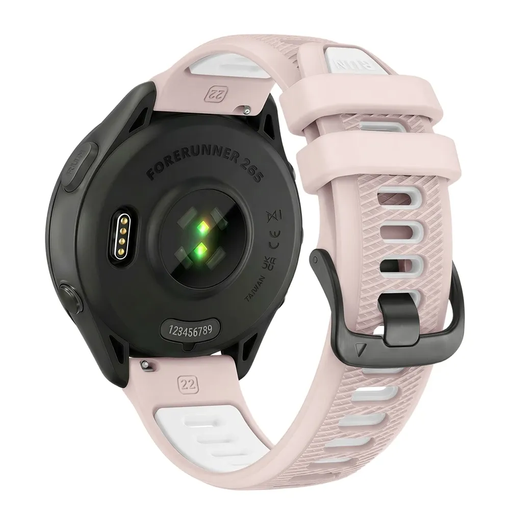 Bracelet sport silicone 22 mm Garmin Forerunner Vivoactive
