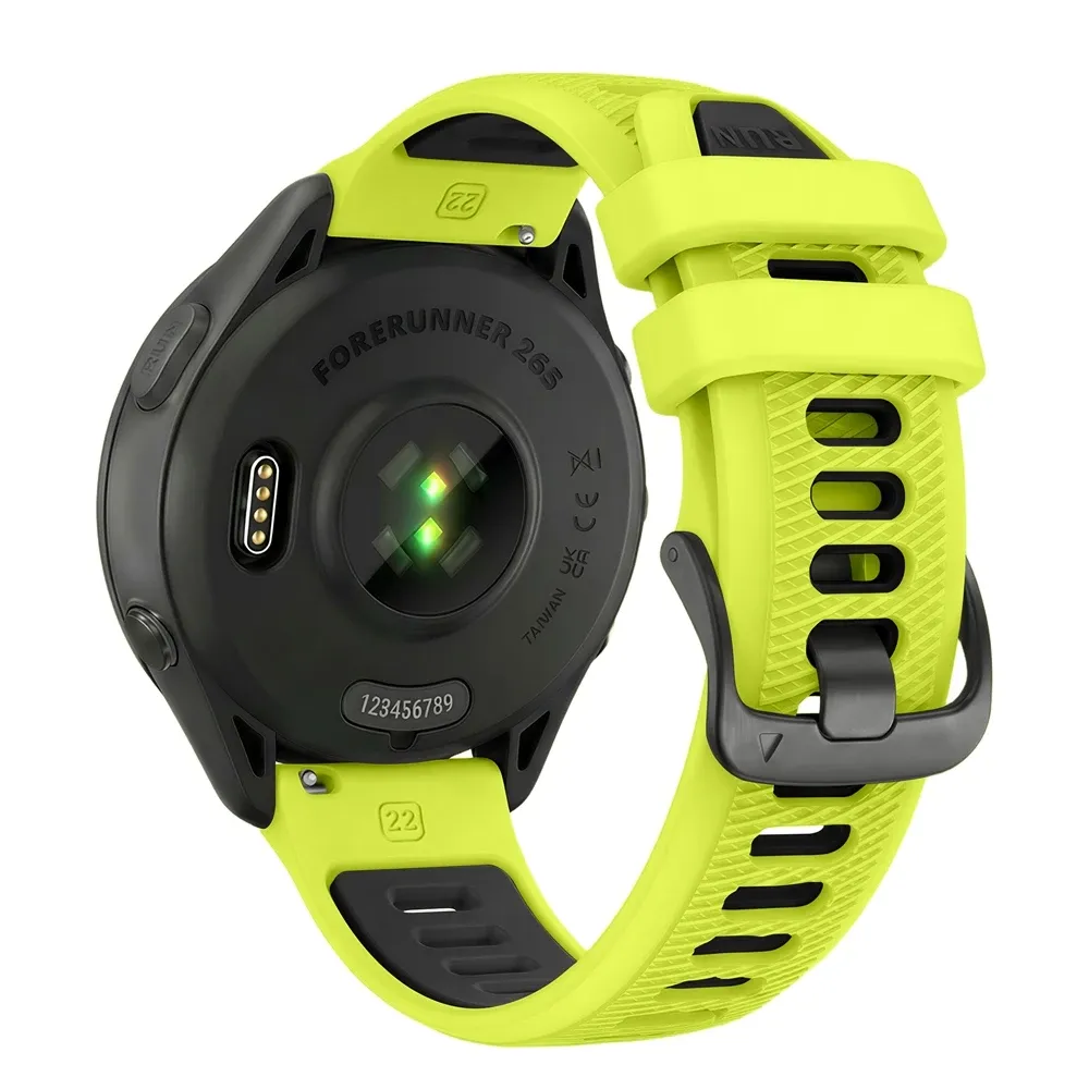 Bracelet sport silicone 22 mm Garmin Forerunner Vivoactive
