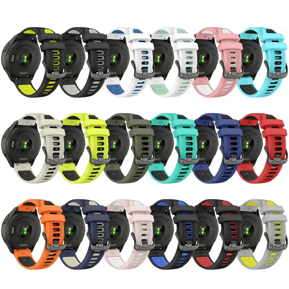 Bracelet sport silicone 22 mm Garmin Forerunner Vivoactive