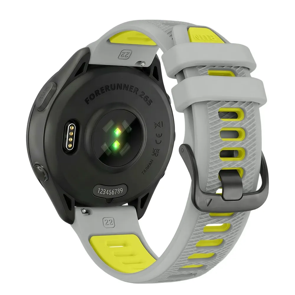 Bracelet sport silicone 22 mm Garmin Forerunner Vivoactive