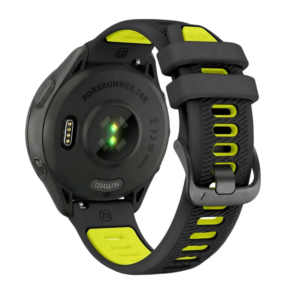 Bracelet sport silicone 22 mm Garmin Forerunner Vivoactive