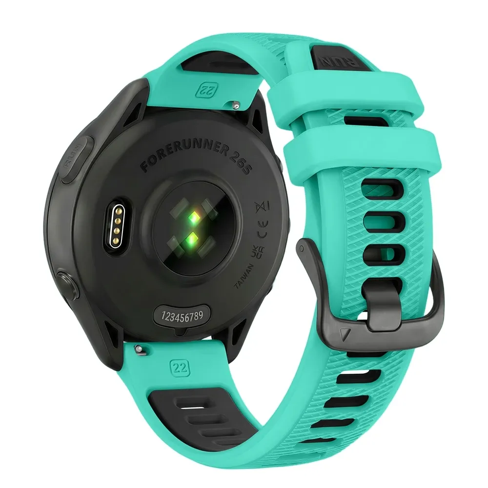 Bracelet sport silicone 22 mm Garmin Forerunner Vivoactive