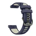 Bracelet sport silicone 22 mm Garmin Forerunner Vivoactive – Couleur du bracelet Navy Starlight