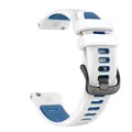 Bracelet sport silicone 22 mm Garmin Forerunner Vivoactive – Couleur du bracelet White Tidal Blue