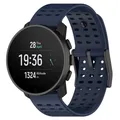 Bracelet sport silicone 22 mm Suunto – Couleur du bracelet Midnight Blue