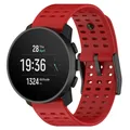 Bracelet sport silicone 22 mm Suunto – Couleur du bracelet Red