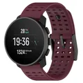 Bracelet sport silicone 22 mm Suunto – Couleur du bracelet Wine Red