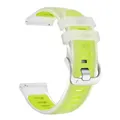 Bracelet sport silicone Garmin Forerunner 18 à 22 mm – Couleur du bracelet Lime