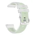 Bracelet sport silicone Garmin Forerunner 18 à 22 mm – Couleur du bracelet Mint-Green